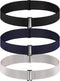 SATINIOR 3 Pieces elastic belt for women Elastic Waist Belt Invisible No Show Belt Adjustable Stretch Free-Buckle Belt for Jeans Pants Dresses Ski...
